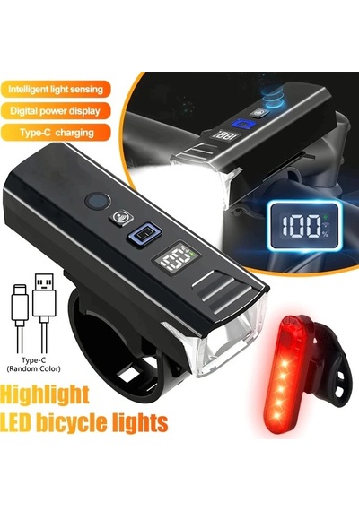 Wangxi Vastfıre Akıllı Led Bisiklet Işığı Usb Şarjlı Gece Algılama Kırmızı Arka Lamba Uzaktan Kumanda Ve Siren Dağ Yol Bisikleti Için Altın