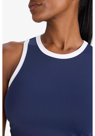 Defacto Defactofit Crop Bisiklet Yaka Sporcu Atlet E7723ax25aunv238 Lacivert