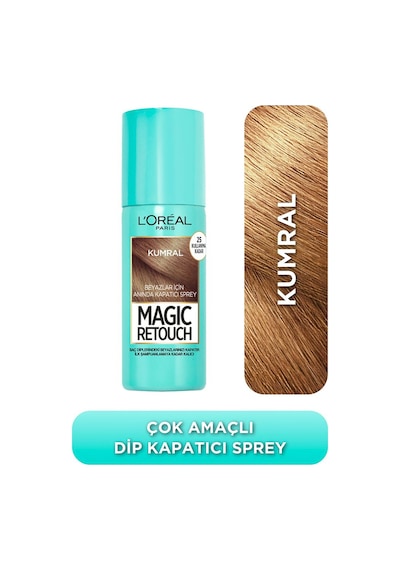 L'oreal Paris Magic Retouch Kapatıcı Kumral Saç Spreyi 75 Ml 4'li Avantaj Paketi Mıchu