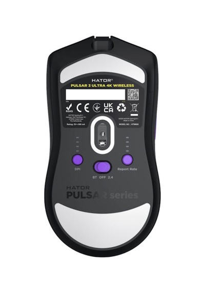 Pulsar 3 Ultra 8k+4k Hz Pixart Paw 3950 Sensör Kablosuz Simetrik Gaming Mouse Htm680 Diğer
