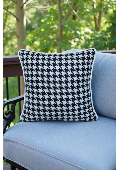Kırlent Kılıfı Motif Desenli 45x45 Raşel Örme Kadife Çift Taraflı Dijital Baskı Beyaz Biyeli 02 Çok Renkli