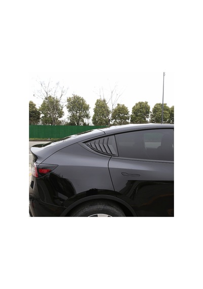 Red Lion Parts Tesla Model Y Juniper 2025+ Uyumlu Arka Kelebek Camı Panjuru Parlak Karbon Görünüm