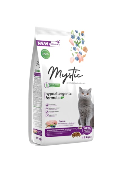 Mystic Tavuklu Kısırlaştırılmış Kedi Maması 15 Kg
