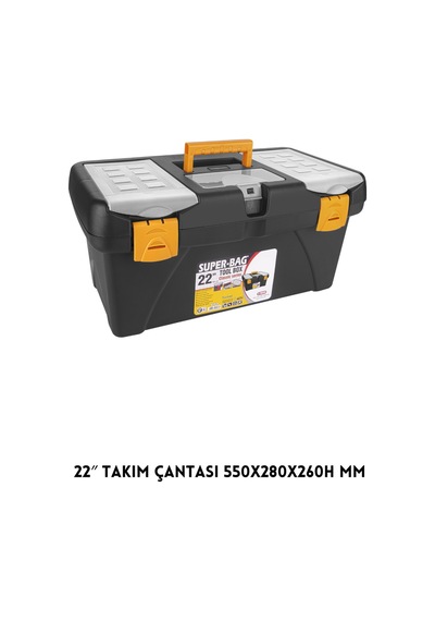 22 55cm Takım Çantası 550x280x260h Mm Asr 2048 8696272000231