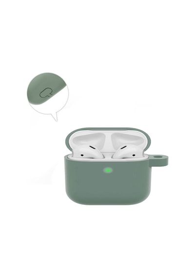 Apple Uyumlu AirPods Pro 1. Nesil Esnek Silikon 360 Tam Korumalı Silikon Kılıf