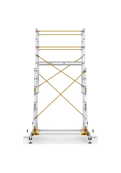 Çağsan 2x8 Basamaklı Telesafe Xl Fp - İki Parçalı Alüminyum İskele S004 Xl Fp