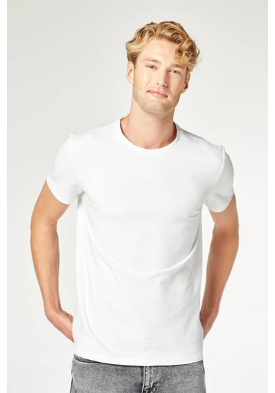 Loft Erkek Basic Beyaz Tshirt LF 2026814 Beyaz