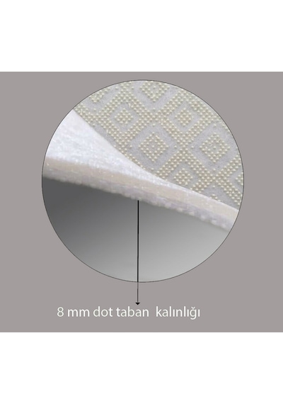 Rovigo Home Baskılı Kaymaz Taban 2'Li Banyo Paspas Takım Rvg5035-100x60-60x50 Çok Renkli