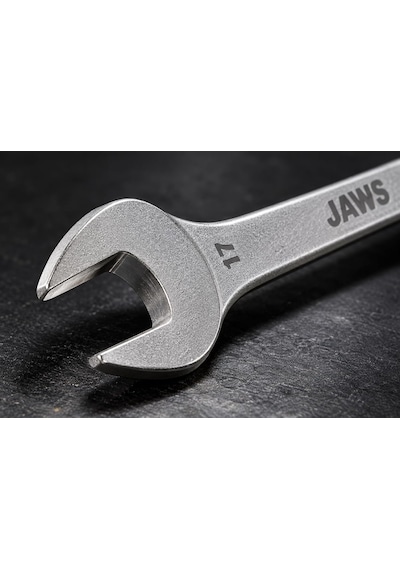 Jaws Açık Ağız Anahtar Takımı, 8 Parça Set, 6x7, 8x9, 10x11, 12x13, 14x15, 16x17, 18x19, 20x22 Mm, Isıl İşlem