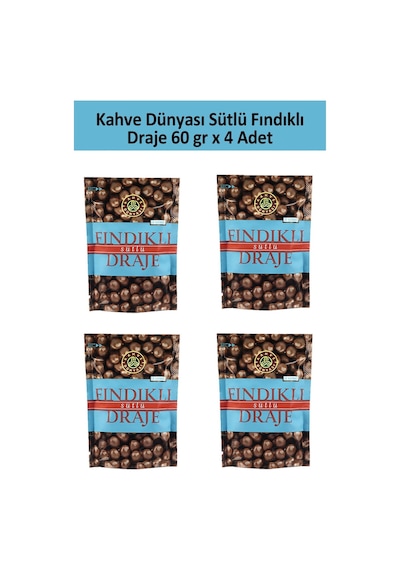 Kahve Dünyası Fındık Draje 4 x 60 G