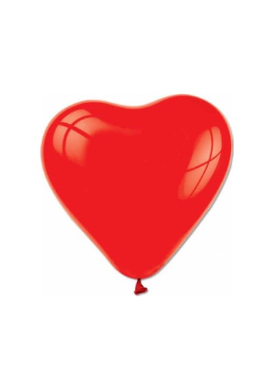 Balon 10 lu  12 inç Kalp Kırmızı