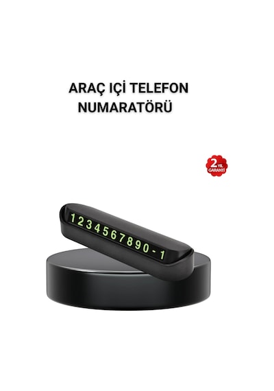Alüminyum Kasa Gri Çevirmeli Araç İçi Telefon Numaratörü Diğer