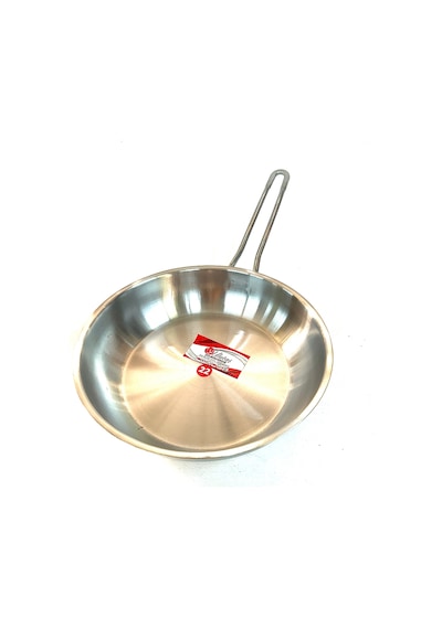 Paslanmaz Çelik Tava 22 Cm Gümüş
