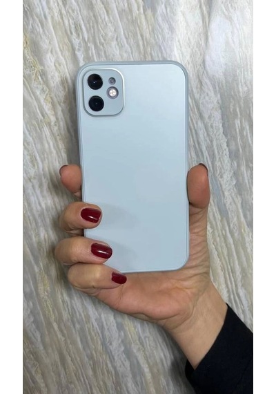 Apple Uyumlu iPhone 13 Mat Cam Elektro Kamera Korumalı Kılıf