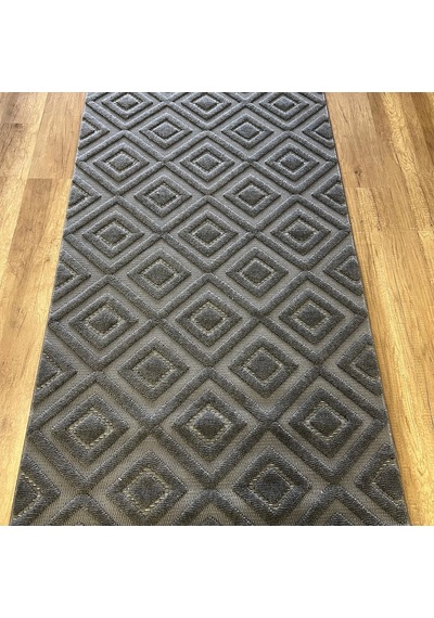 Hoom Rugs Design 1089 Antrasit Desensiz Yumuşak Dokulu İskandinav Halı Antrasit