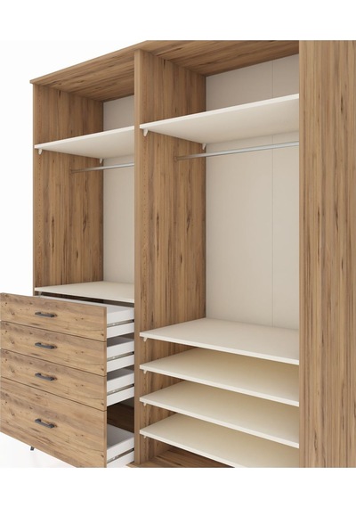 Kronos Gardrop 7 Raflı 4 Çekmeceli 2 Askılı 176x59x221 Çam-aytaşı/çam Aytaşı/çam Kronos Gardrop 7 Raflı 4 Çekmeceli 2 Askılı 176x59x221 Çam-aytaşı/çam Aytaşı/çam