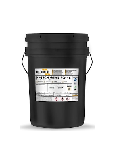 Restoreplus Hı-Tech Gear Fg 46 Sentetik Gıda Makinesi Dişli Yağları 20 L