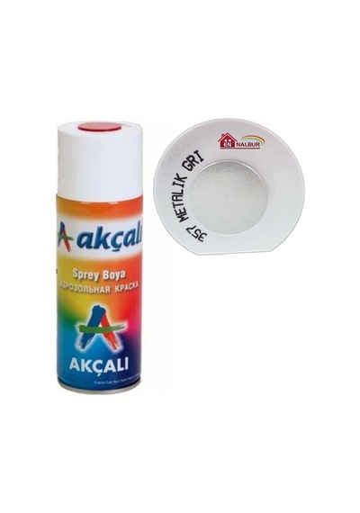 Akçalı Sprey Boya 400 Ml 357 Metalik Gri Diğer
