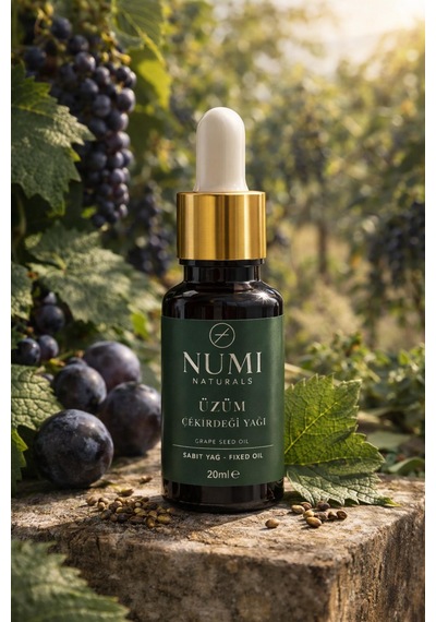 Üzüm Çekirdeği Yağı 20 Ml %100 Saf Grape Seed Oil Doğal Cilt Ve Saç Bakım Yağı