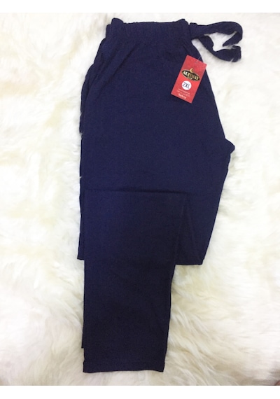 Cepli Viskon Kadın Pijama Altı R4 Lacivert