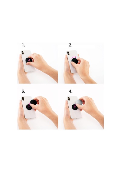Mickey And Friends Minnie Mouse Floral Flower Hat Popsockets Swappable Popgrip Diğer