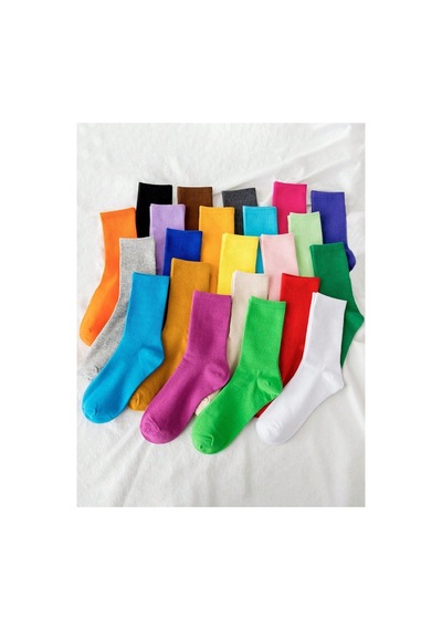 Worthy Socks 6'lı Unisex Çok Renkli Kolej Tenis Spor Çorap Seti