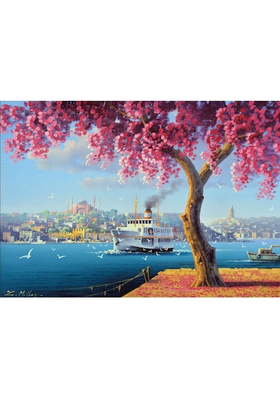 Ks Games 1000 Parça Ayasofya Camii Ve Vapur Puzzle - Zekeriya Malkoç