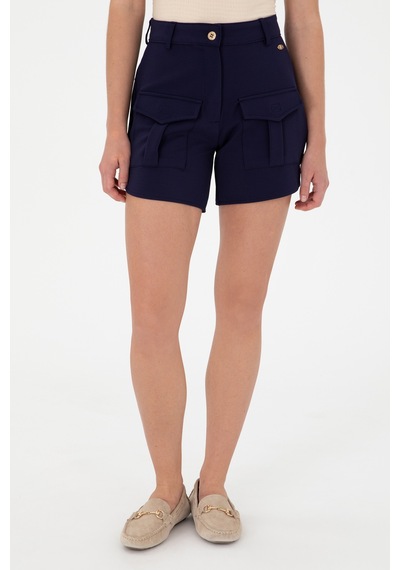 U.s. Polo Assn. Kadın Lacivert Şort Örme 50281899-vr033 Lacivert