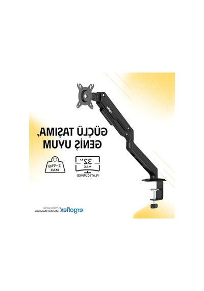 17-32 İnch Amortisörlü Monitör Standı, 2-9 Kg Uyumlu