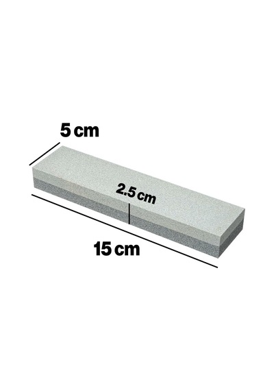 Bıçak Bileme Taşı 15 Cm Balta Testere Nacak Satır Keskinleştirme Girit Taş Bileyleme