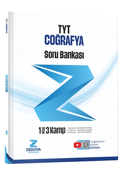Zeduva Coğrafyanın Kodları TYT Coğrafya 1 Kitap 3 Kamp Soru Bankası