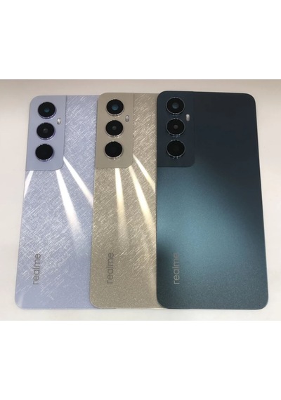 Realme C65 Mavi Arka Kapak Batarya Kapağı Pil Kapağı Mavi