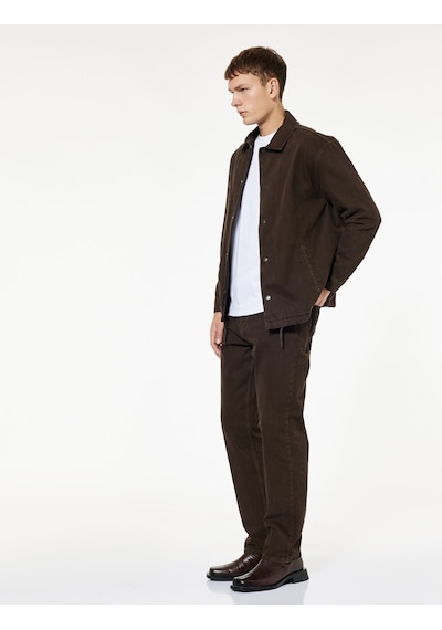 Koton Pamuklu Normal Bel Cepli Vintage Straight Fit Jean Pantolon Kahverengi 7wam40059nd Kahve Koton Pamuklu Normal Bel Cepli Vintage Straight Fit Jean Pantolon Kahverengi 7wam40059nd Kahve