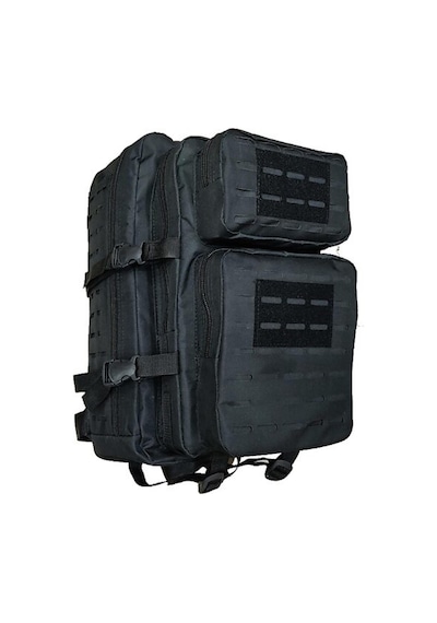 My Geppeto Bag Su Geçirmez Çok Gözlü Kampçı - Seyahat - Dağcı Sırt Çantası Siyah