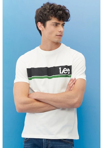 Lee Erkek T Shirt L211918 102 EKRU Ekru