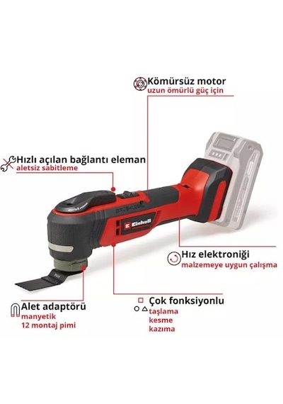 Einhell TP-MG 18 Lİ BL - Solo Akülü Raspalama Makinesi