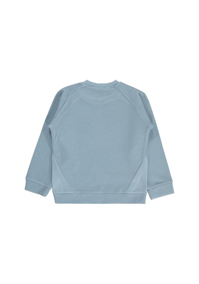 Civil Boys Parçalı 6-9 Yaş Sweatshirt - Mavi Buz Mavi