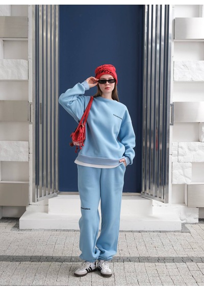 Fonna Fashion Esf-2304 Bayan Eşofman Takım Mavi