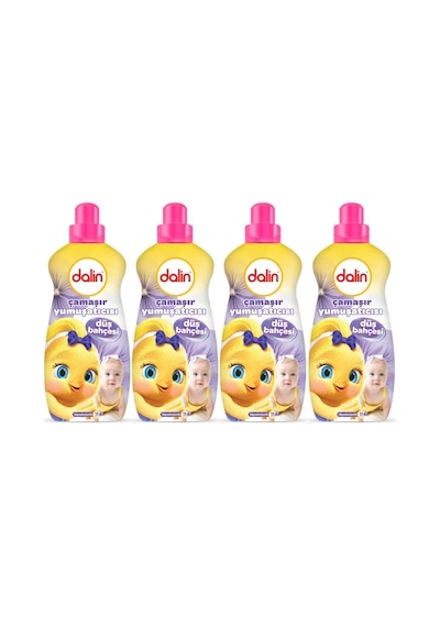Dalin Çamaşır Yumuşatıcı Konsantre 1500ml Düş Bahçesi 4 Lü Set 4'lü Set