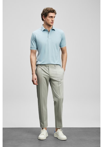 Lufian Sam Smart Erkek Chino Pantolon Slim Fit Bej Bej 111190370100550