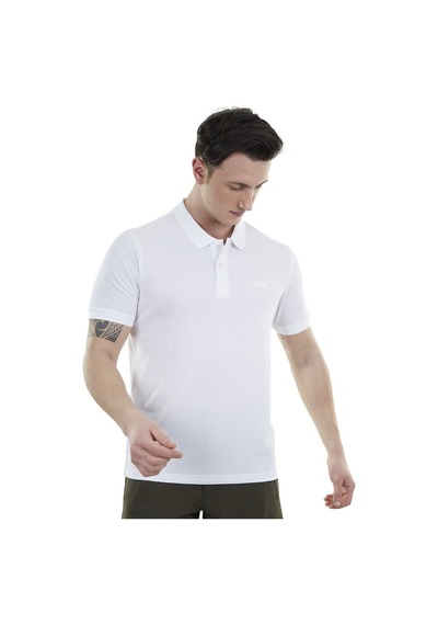Alpinist Edge Erkek Polo T-shirt Beyaz 001
