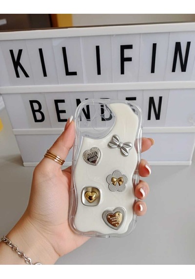 Apple Uyumlu iPhone 15 Taşlı Desenli Kılıf Modeli Çok Renkli 1