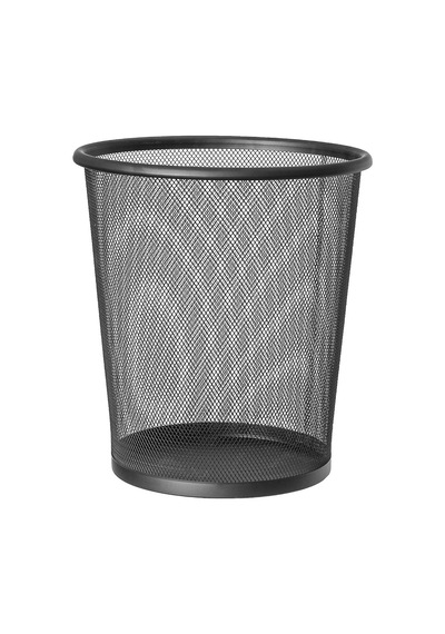 Art Moon Mesh / 699768 / Kağıt Sepeti File Çöp Kovası Siyah Ofis / Çelik, Siyah / 12 L Kapasite / 26,5 X 29,5 Cm