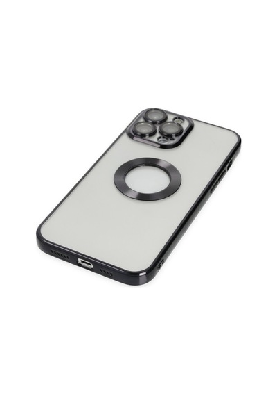 Apple iPhone  Uyumlu,  13 Pro Kılıf Slot Silikon - Siyah