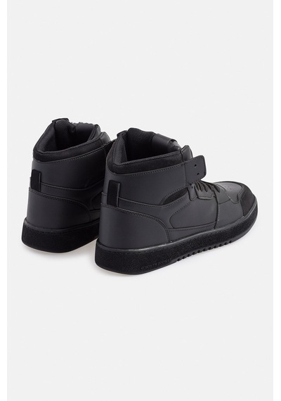Avva Erkek Siyah Yüksek Bilekli Esnek Taban Sneaker Ayakkabı A31Y8027 Gri