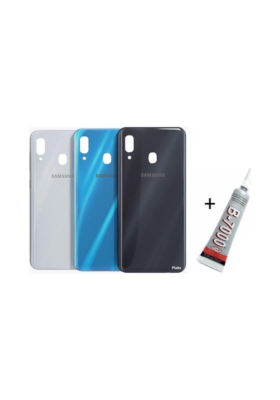 Samsung A20 Arka Batarya Pil Kapağı Siyah B7000 1