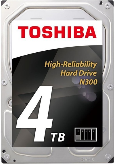Toshiba 4tb N300 Hdwq140uzsva 7200rpm 3.5" 128mb Cache Sata 3 Nas Disk