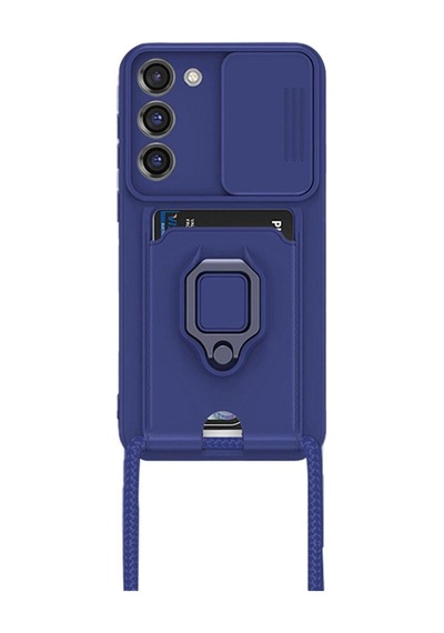Samsung Galaxy S23 Plus Kılıf Zuma Kartvizitli Yüzüklü Silikon
