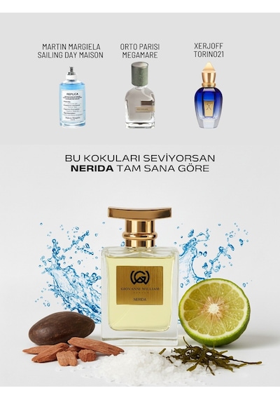 Nerida V.2 Erkek Parfüm Yazlık Deniz Megamare Özel Çalışma Gü Fresh