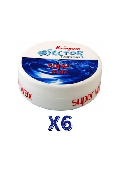 Sector Hairmate Superwax Ultra Sert Mavi Wax 150 Ml 6 Adet